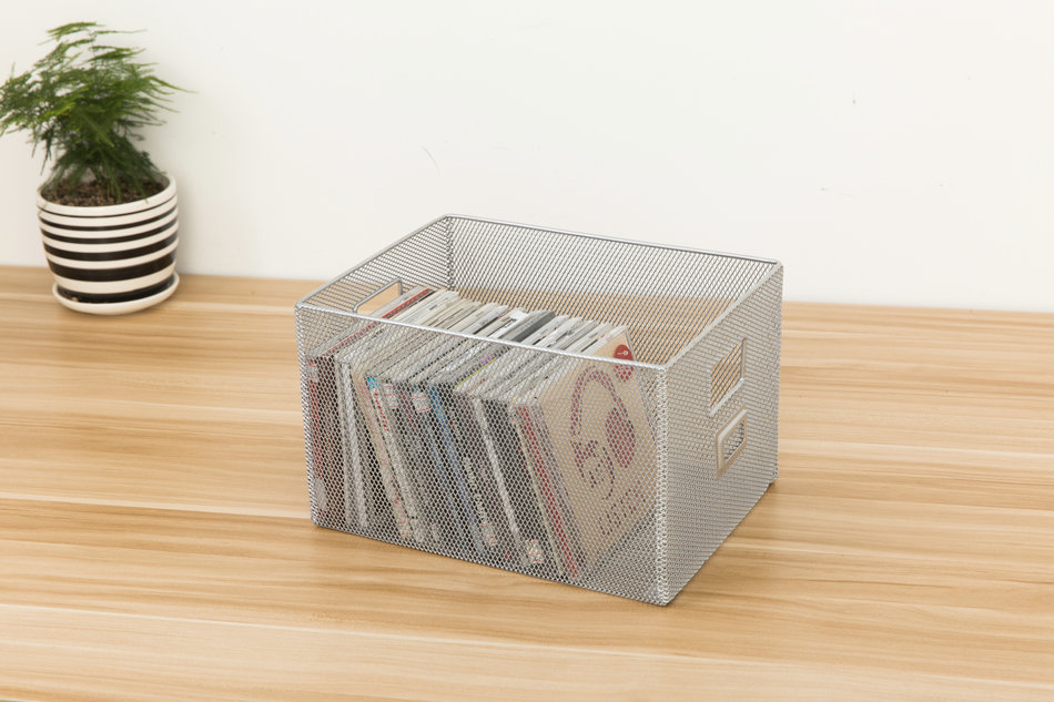 Pro Space Metal Mesh CD Holder DVD Storage Box Holds DVD/BluRay/PS4