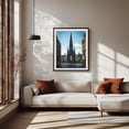 thumbnail image 2 of The Scott Monument in Edinburgh - Edinburgh Scotland United Kingdom Photography Cityscape Architecture Gothic Travel Poster Victorian Black Framed Wall Art Print 8 x 10 inches, 2 of 4