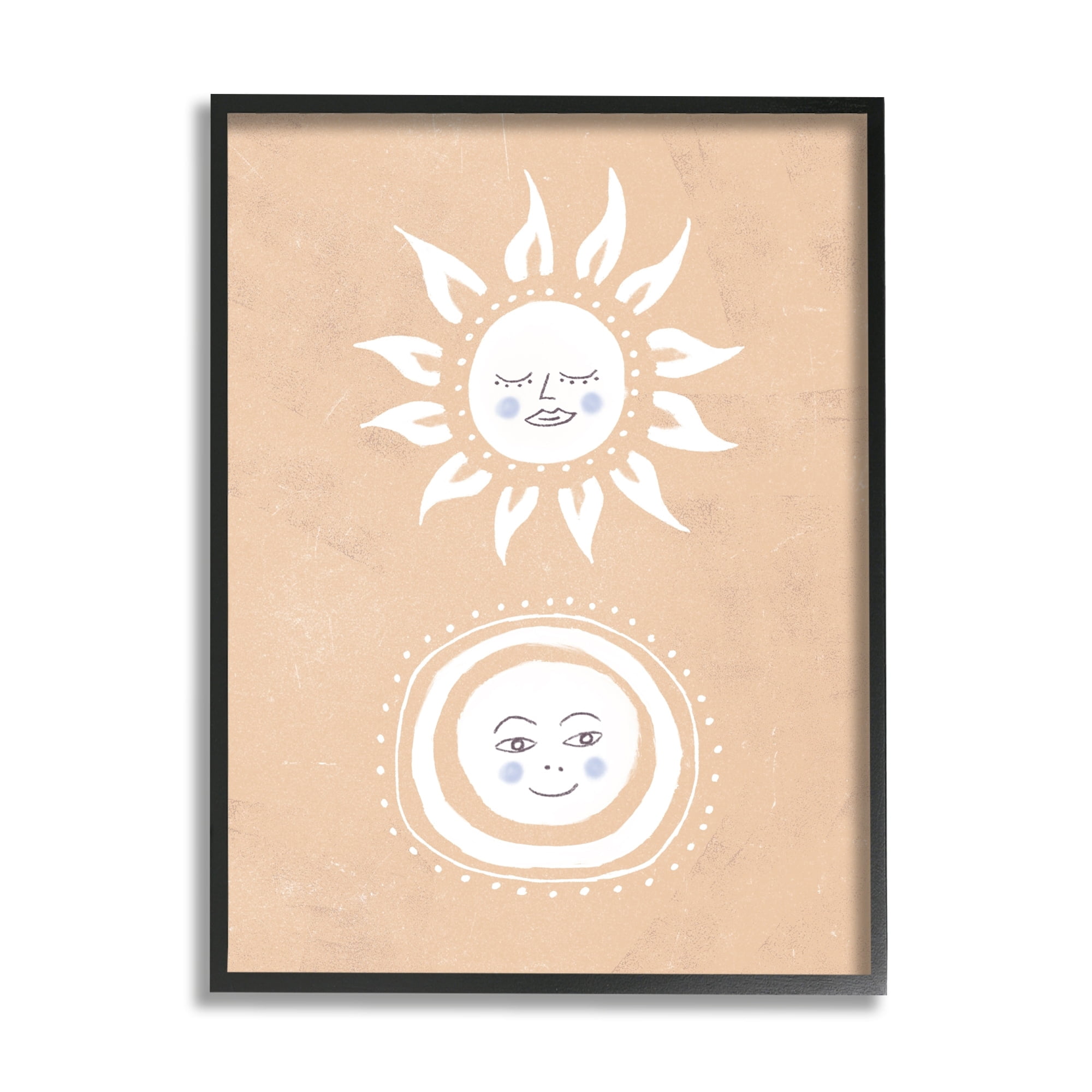Stupell Industries Rising Sun and Moon Children's Boho Chic Sky, 16 x 20, Design by Tina Devins