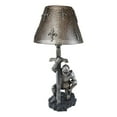 thumbnail image 4 of Ebros The Accolade Kneeling Knight Suit of Armor Ceremony Side Table Lamp 22"H, 4 of 11
