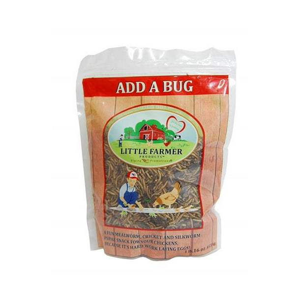 Chicken Guardian 249312 Add a Bug Premium Poultry Mix Dried Mealworms