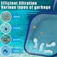 thumbnail image 4 of Sales Today Clearance! GIFTSCA Pool Cleaning Standard With Rods Shallow Leaf Net 5 Sections Aluminum Rod Shallow Net Removable 5 Sections Rod Net Snap Threads, 4 of 5