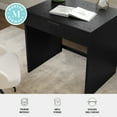 thumbnail image 4 of Martha Stewart Home Office Modular Single-Drawer Desk in Black with Oil Rubbed Bronze Hardware, 4 of 11
