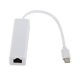 thumbnail image 3 of FELTECHELECTR Adaptador de red USB 3.1 tipo C a RJ45 10/100 Mbps, adaptador de red Ethernet LAN externo con 3 puertos USB para portátil (blanco), 3 of 6