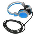 thumbnail image 1 of Auriculares para juegos con cancelación de ruido, estéreo, ergonómicos, con cable y micrófono para PC, color azul, 1 of 15