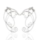 thumbnail image 1 of Juego de dos piezas de clips de hueso de oreja de elfo, pendientes de gancho de oreja de flor clip Halloween niña boda de disfraces de rol, 1 of 5