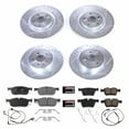 thumbnail image 3 of PowerStop Front and Rear Z23 Evolution Sport Carbon-Fiber Ceramic Brake Pad and Drilled & Slotted Rotor Kit Fits: LAND ROVER Select Models K7992, 3 of 10