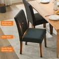 thumbnail image 6 of Upholstered Dining Chairs Set of 2, Tufted Kitchen Chair with Padded Seat, Comfy Armless Side Chair, Accent Parson Chairs for Living Room, 6 of 7