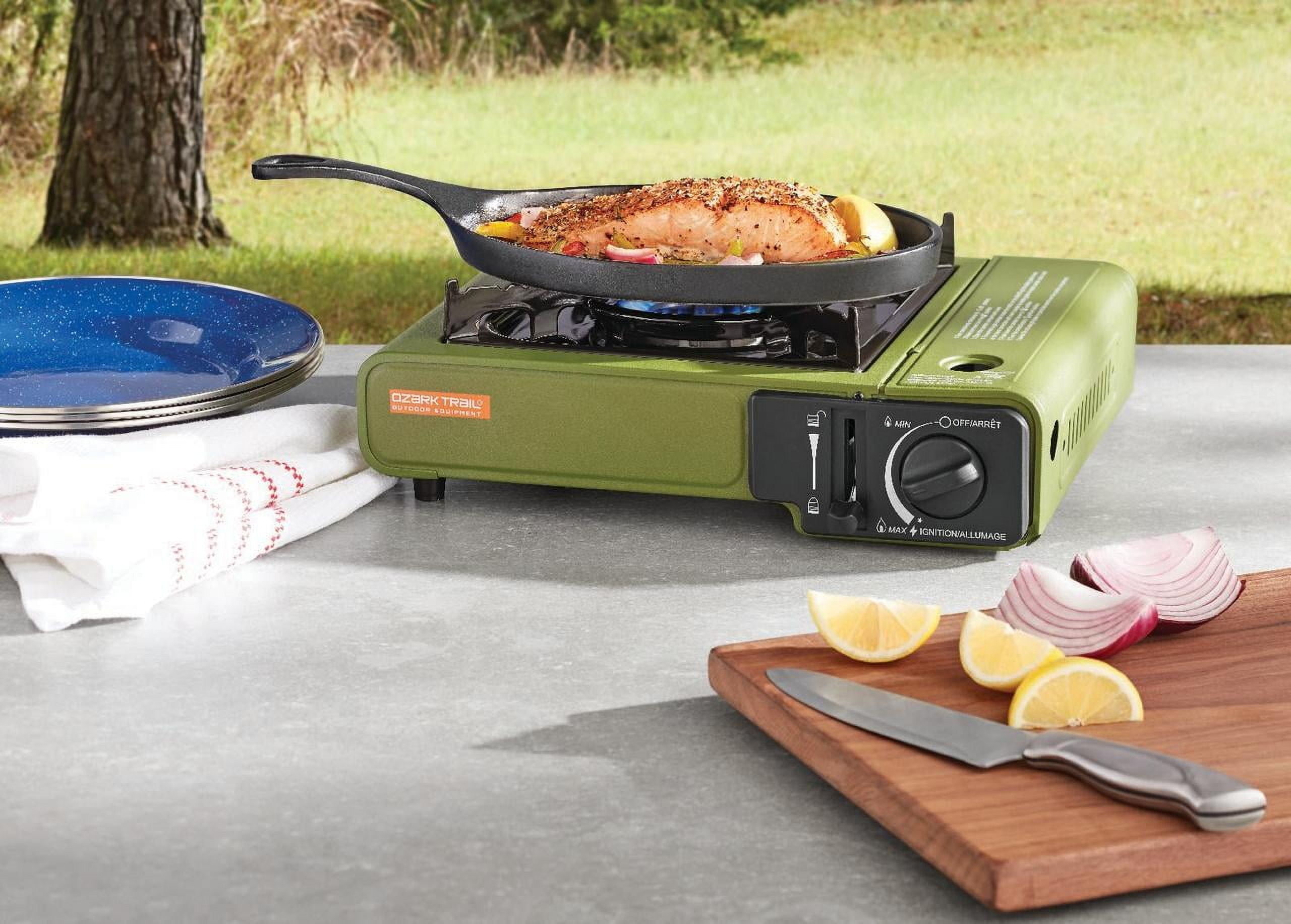 Ozark Trail Tabletop 1 Burner Butane Camping Stove - Walmart.com Ozark Trail Tabletop 1 Burner Butane Camping Stove - Walmart.com