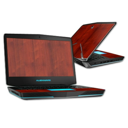 2013 Wood (Mightyskins Protective Skin Decal Cover for Alienware 14