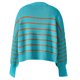 thumbnail image 5 of Suéter de cuello redondo para mujer, suéter de punto a rayas con cuello redondo a la moda, suéter holgado, suéter de cuello redondo, suéter de acrílico para mujer., 5 of 7