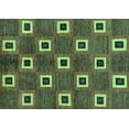 thumbnail image 1 of Ahgly Company Indoor Rectangle Oriental Turquoise Blue Modern Area Rugs, 2' x 3', 1 of 4