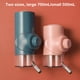 thumbnail image 5 of Jaula para mascotas dispensador de agua colgante desmontable Universal recargable lavable hogar ABS alimentador fuente accesorios Suministros de alimentación y agua para mascotas Azul oscuro 700ml Methold  PT005005-05B, 5 of 6