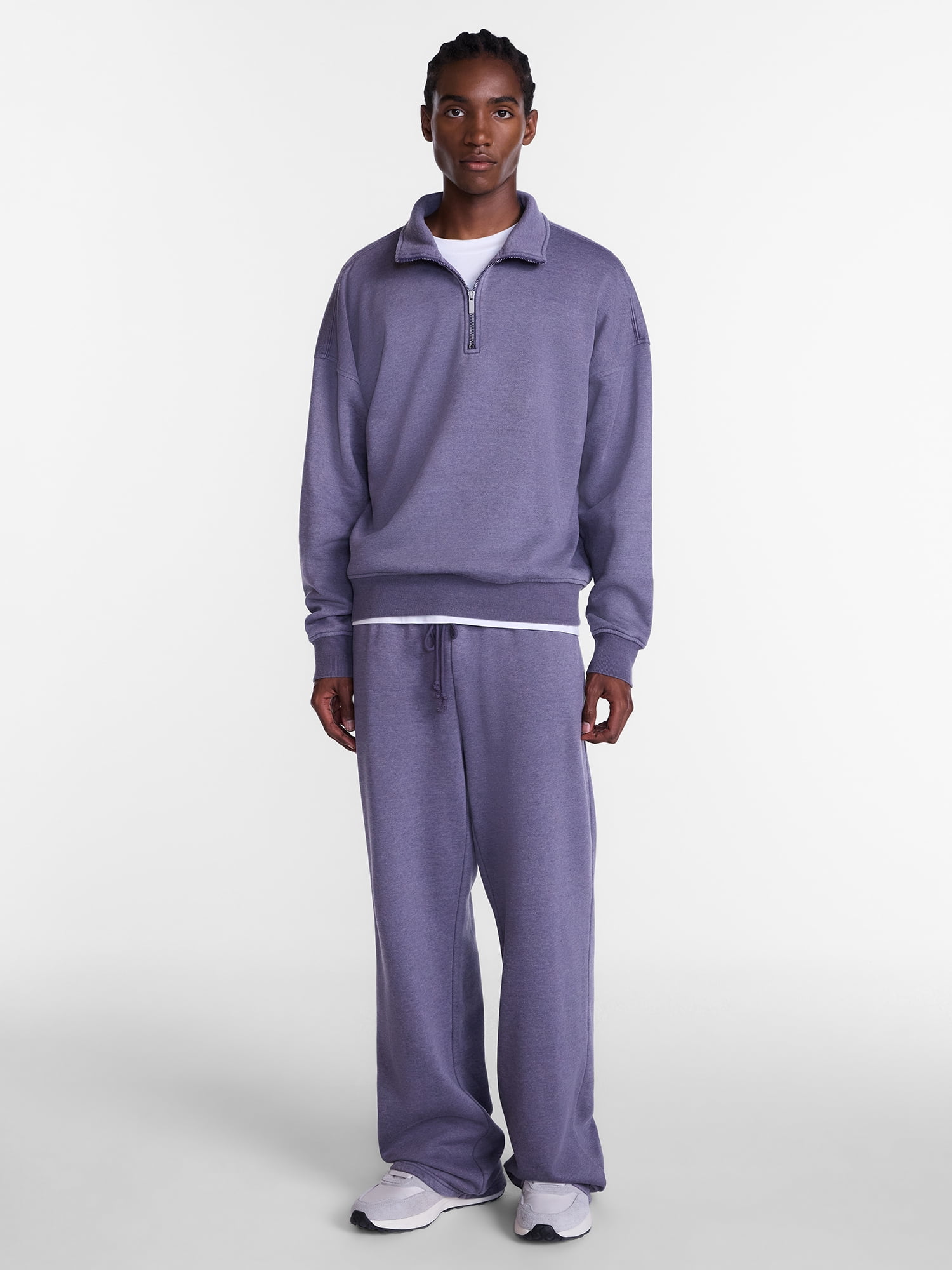 No Boundaries Fleece Open Hem Sweatpants, Men's XS-5XB