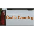 thumbnail image 1 of Gods Country Car or Truck Window Decal Sticker, 1 of 1
