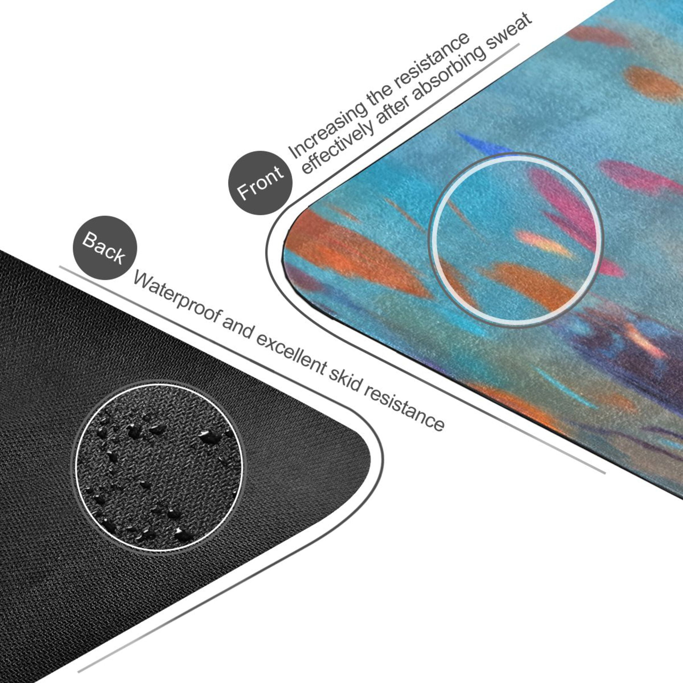 BZSMCE Yoga Mat Women Fitness Mat Mystic Guardians Pattern