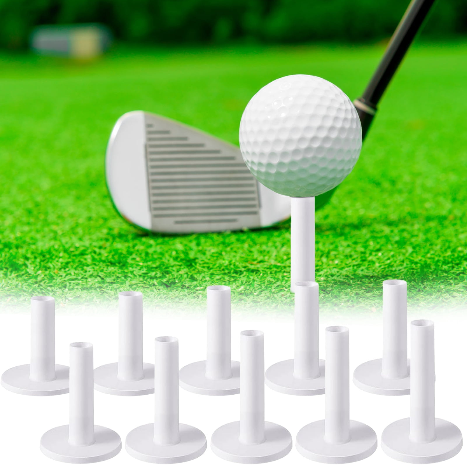 Washranp Premium Golf Rubber Tees Holder,Portable Lightweight for
