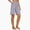 Gray, variant on Cotton Linen Bermuda Shorts Womens Striped High Waisted Wide Leg Pull On Casual Summer Shorts with Pockets (XL, Pink)