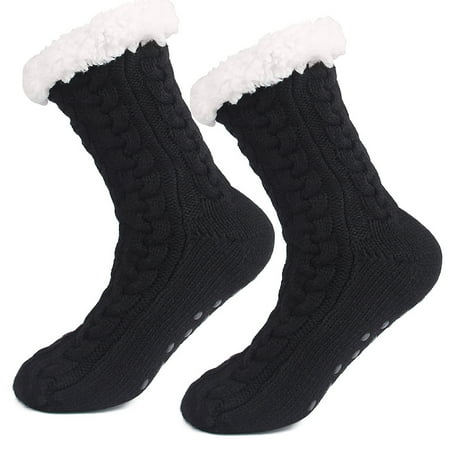 

DENGDENG Women s Fluffy Slipper Socks Warm Non Slipper Sock Fuzzy Winter Socks for Women