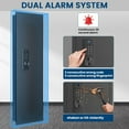 thumbnail image 4 of 53.15" Tall Wall Safe Between the Studs 16" Centers, Hidden Wall Safes With Removable shelfs and Adjustable Gun Rack, Biometric Wall Gun Safe for Home Rifle, Cash, Jewelry, Documents - Black, 4 of 7