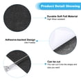 thumbnail image 3 of Uxcell 10x10 Inch Lamp Base Felt, 5Pack 2mm Thickness Square Soft Adhesive Non-slip Backed Felt Black, 3 of 7