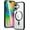 Clear-Black, variant on KOMI for Phone 16 Case: Clear Military Grade Drop Protection Anti Yellowing Slim Case - Rugged Shockproof Protective Transparent Cell Phone Cover Transparent