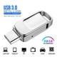 thumbnail image 2 of Mini unidades Flash USB de Metal, 128GB, 512GB, 1TB, 2TB, gran capacidad, regalo de negocios creativo, almacenamiento plateado, disco U qym unisex, 2 of 2