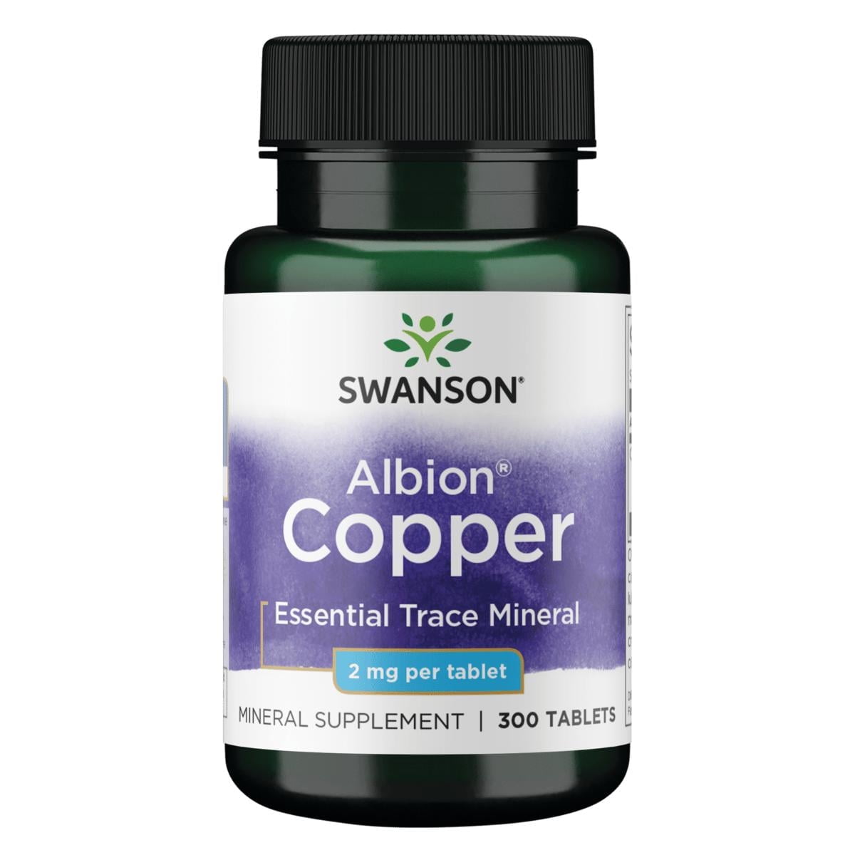 Swanson Copper Antioxidant Immune System Red Blood Cell Support Mineral Supplement (copper chelate) 2 mg 300 Tabs