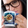 thumbnail image 2 of 3drose, Greek Salad, 11oz Two-tone Blue Mug, 2 of 6