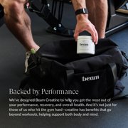 Beam Creatine Powder – Micronized, Third Party Tested Monohydrate for Strength & Recovery, Blue Raspberry