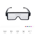 thumbnail image 5 of LED Customizable Bluetooth Glasses for Party, APP Control LED Display Smart Glasses, USB Rechargeable Glasses for Nightclub, Festivals, 5 of 6