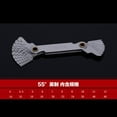 thumbnail image 3 of funtasica 5x20 Leaves Screw Thread Screw Pitch Cutting Gauge Measuring Tool 55 Degree, 3 of 8