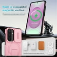 thumbnail image 3 of Case for Samsung Galaxy S26+ 5G 6.7" with Invisible Fold Holder Stand, MagSafe Magnetic Wireless Charging,Sliding camera casing,Shockproof Dropproof Tough Rugged Protective Case Cover,Pink, 3 of 10