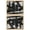 Gold Frame, variant on Grunge Outline Set Canvas Set of 2 Abstract Wall Art by Art Remedy, Gallery Wrapped, 36 x 30