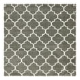 thumbnail image 3 of Unique Loom Rabat Shag Collection Area Rug - Marble (8' Square Gray/Ivory), 3 of 7
