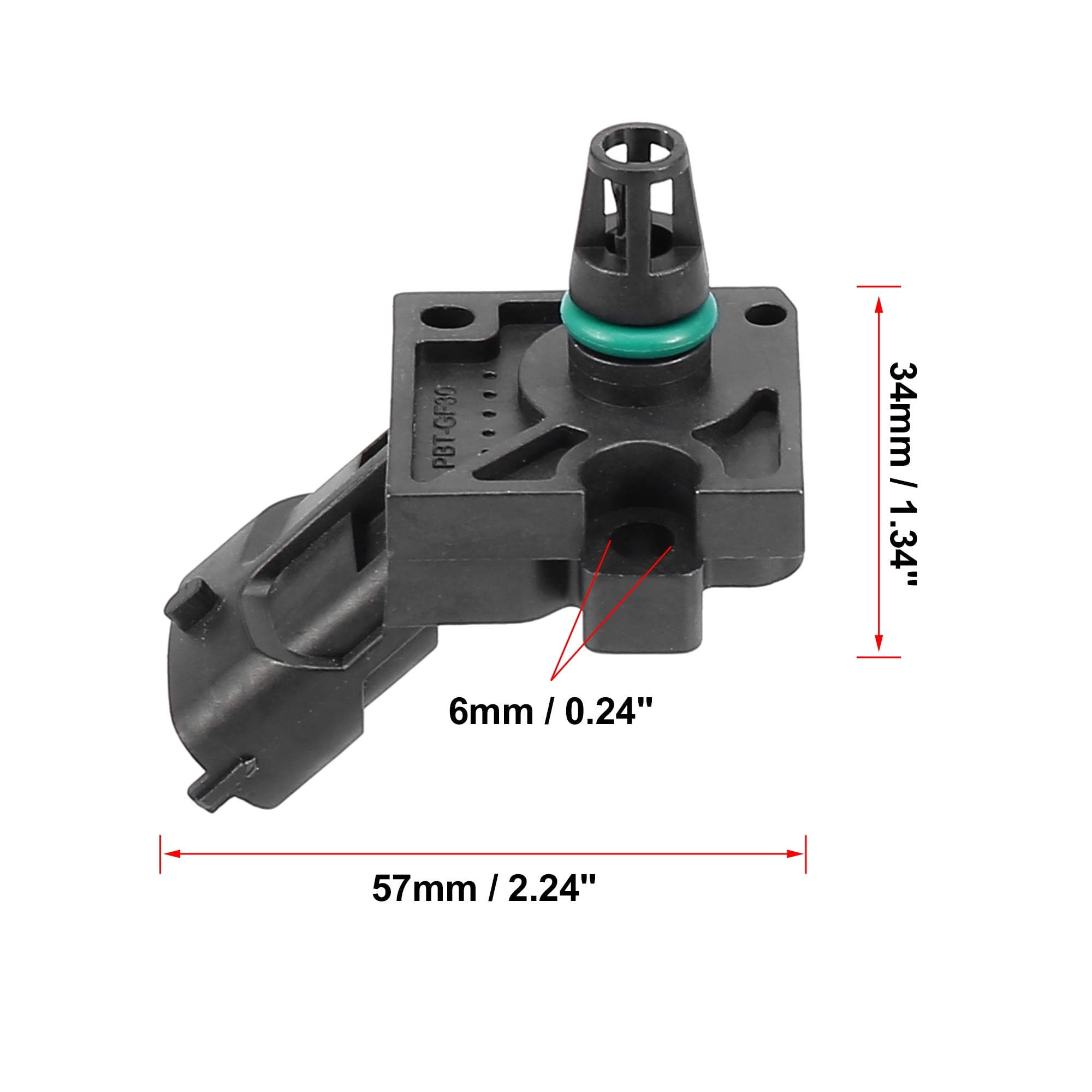 X AUTOHAUX Car Intake Manifold Absolute Pressure MAP Sensor 1367813 6M5Y9F479AA 8677288 for Volvo S60 2003-2009 X AUTOHAUX Car Intake Manifold Absolute Pressure MAP Sensor 1367813 6M5Y9F479AA 8677288 for Volvo S60 2003-2009