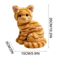 thumbnail image 3 of 10" Realistic Tuxedo Cat Plush Toy, Cute Lifelike Kitty Plush, Sofa, Bedroom Decor, Birthday, 3 of 8