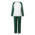 thumbnail image 4 of DuAnyozu Family Matching Christmas Pajamas Set,Snowman Printing Tops Long Pants Sleepwear, 4 of 6