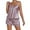 A-Purple14, variant on Womens Cami Pajama Sets Silk Satin Sexy V Neck Lace Trim Adjustable Straps Open Back Tank Top And Shorts Summer 2 Piece Sleepwear Set Leisure Home Clothes