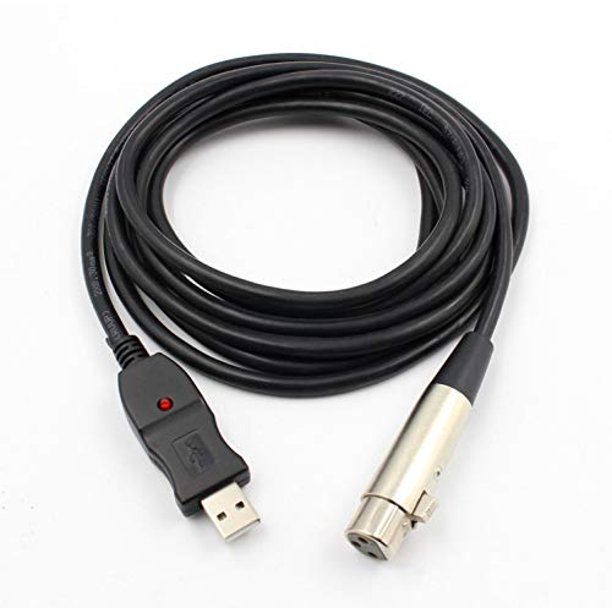 Usb Microphone Cable 9 6 Feet 3 Pin Male Usb To Xlr Female Mic Link Converter Cable For Audio Equipment Microphones Guitar Computer Walmart Com Walmart Com Usb Microphone Cable 9 6 Feet 3 Pin Male Usb To Xlr Female Mic Link Converter Cable For Audio Equipment Microphones Guitar Computer Walmart Com Walmart Com