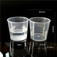 thumbnail image 4 of Lefu 10pcs 15ml Transparent Clear Plastic Double-scale Medicine Measuring Cup, 4 of 6