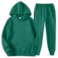 thumbnail image 6 of Hoodie Sweatsuit Set for Boys Girls 2 Piece Hooded Sweatshirt Jogger Sweatpants Tracksuit Kids Athletic Solid Outfits, 6 of 6