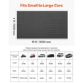 thumbnail image 2 of Heavy Duty 4x10 ft Garage Floor Mat, 2.2 mm Thickened PVC Diamond Plate Protector, 2 of 6