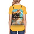 thumbnail image 4 of Xecao Funny Swimming Chihuahua for Drawstring Bags,Pull String Backpack Bags,String Bag Sackpack, 4 of 6