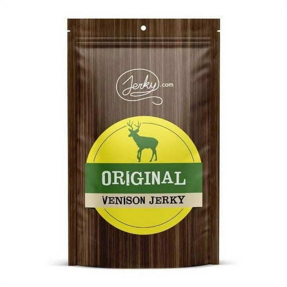 All-Natural Venison Jerky – Original Flavor, 1.75 oz Bag, High Protein, No Added Preservatives, Lean and Healthy Snack