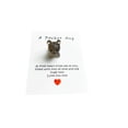 thumbnail image 2 of Pocket Card Gift Ornament, Cute Mini Puppy Blessing Keepsake With Greeting Card Meaningful Token, for Birthday Holiday Appreciation Friends Family, 2 of 6