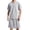 Gray, variant on JTieacloth Men's Nightshirts Men's Summer V Neck Short Sleeve Top And Shorts Casual Style Pajama Loungewear Set Black