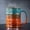 blue and orange, variant on 12oz Glaze Ceramic Beer Cup - Coffee Mug Tea Cup with Handle for Office and Home Microwave and Dishwasher Safe - Birthday Gift (Blue and Orange)