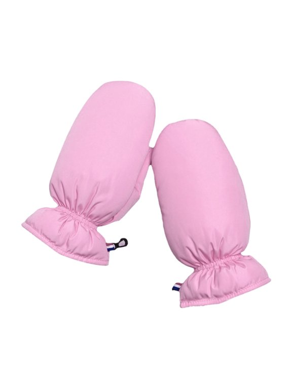 Down Mittens Cold Weather Gloves Lightweight Duck Down Comfortable Thickened for Purple