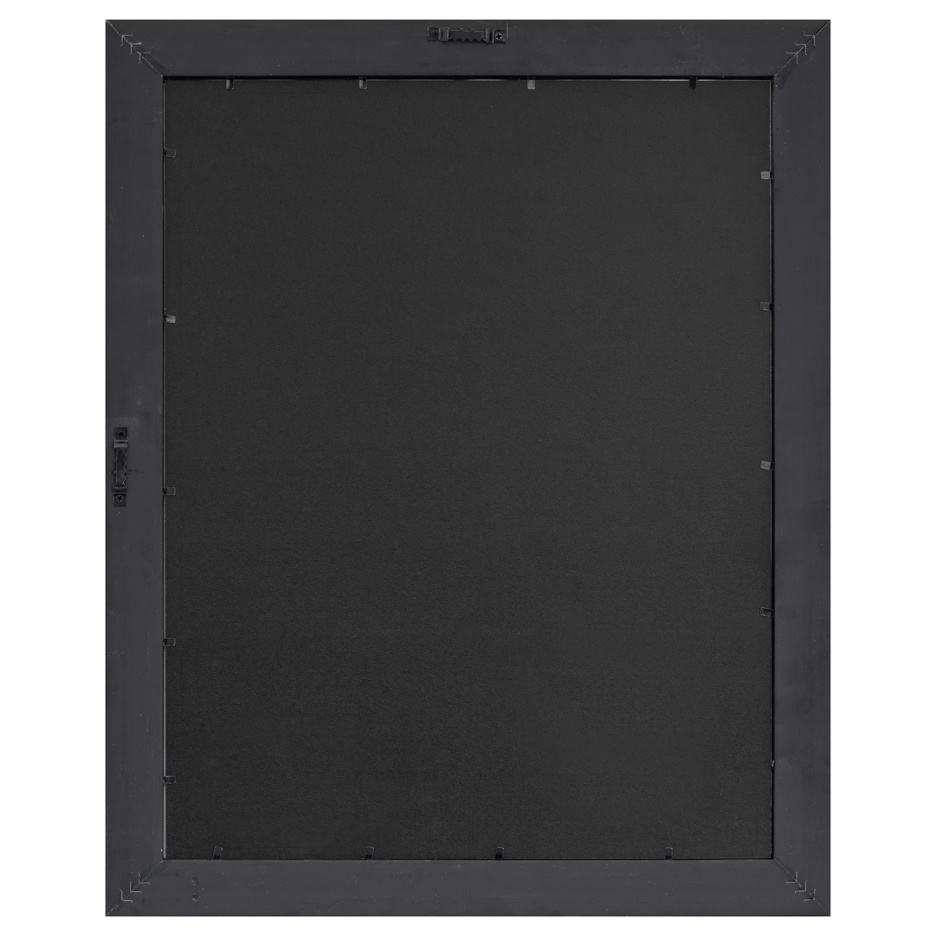 Gallery Solutions 14"x18" Walnut Wall Picture Frame Double White Mat - Matted for 10"x13" Image